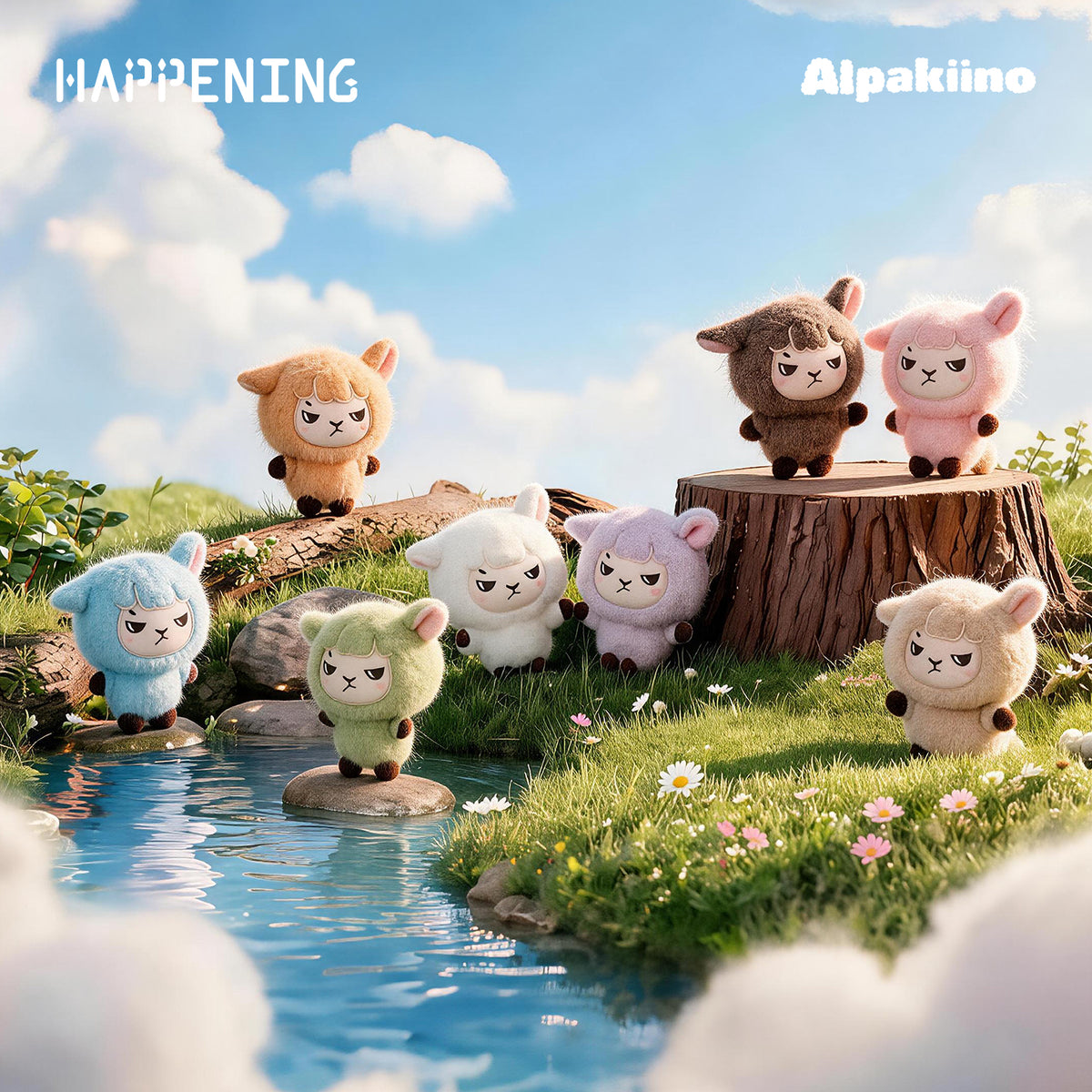 Alpakiino Emotion Cache Series Plush Pendant