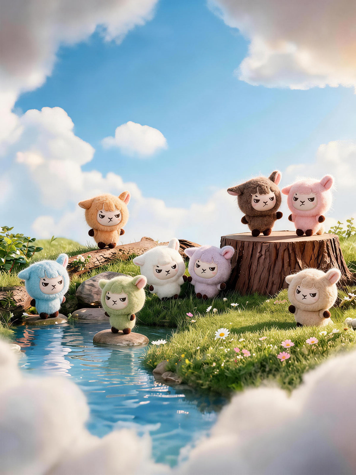 Alpakiino Emotion Cache plush pendant campaign scene
