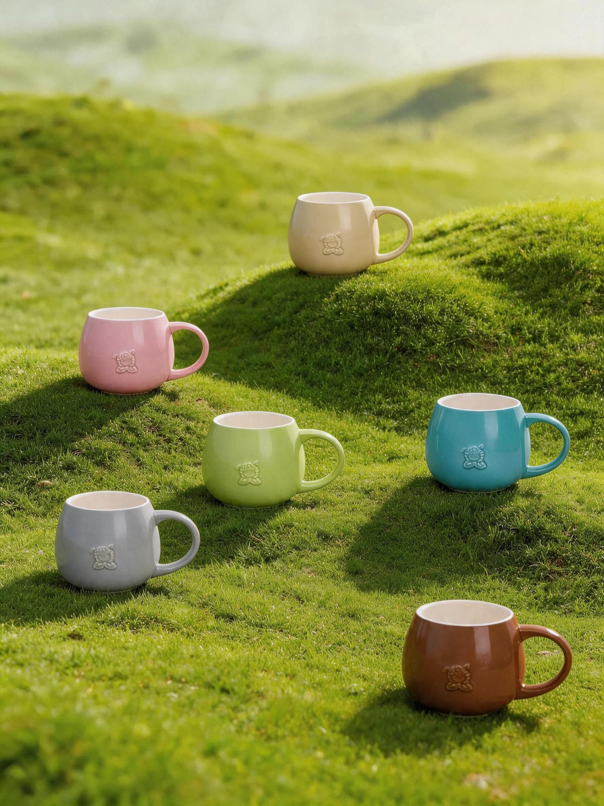 Alpakiino Emotion Cache ceramic mug color collection