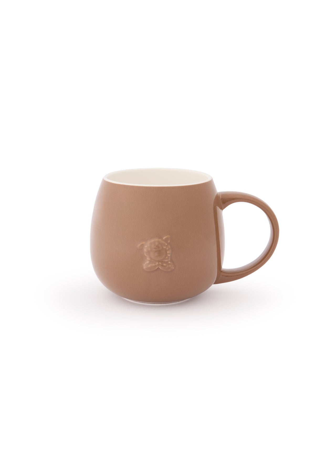Alpakiino Emotion Cache ceramic mug in Dark Brown, alternate view