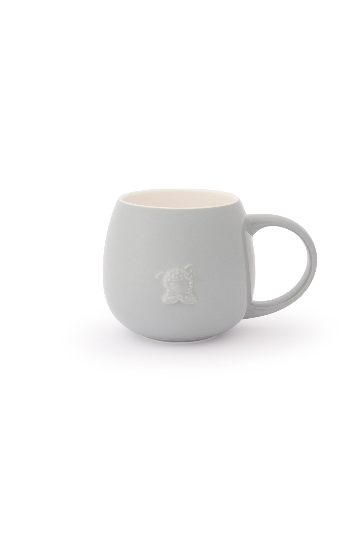 Alpakiino Emotion Cache ceramic mug in Silver Gray, alternate view