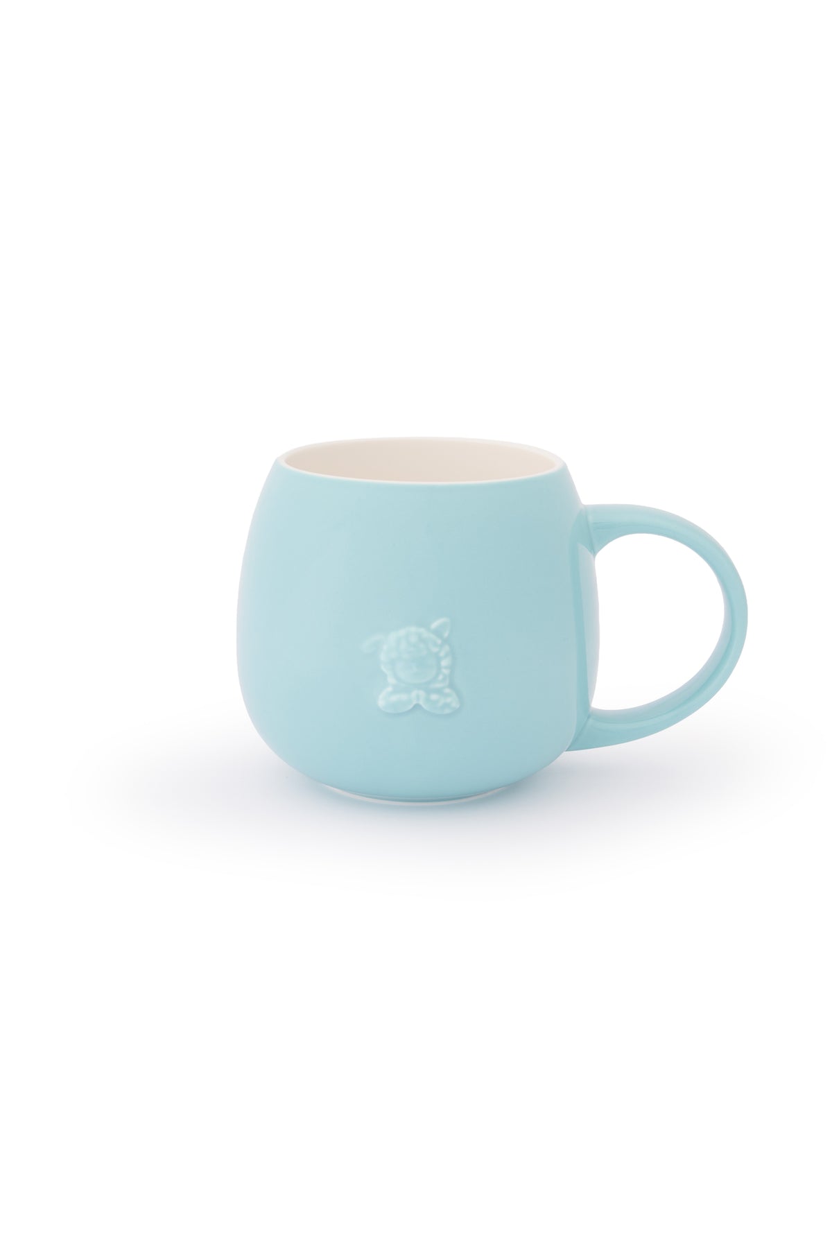 Alpakiino Emotion Cache ceramic mug in Sky Blue, alternate view