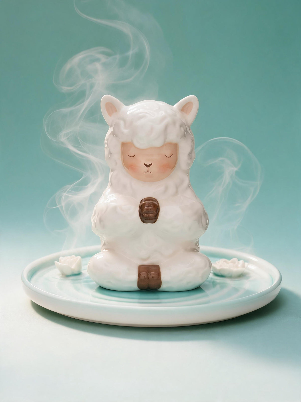 Alpakiino ceramic incense holder in a lifestyle scene